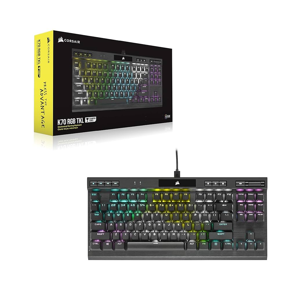 Corsair K70 RGB TKL Champion Series Tenkeyless mechaniczna